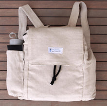 Load image into Gallery viewer, Organic Hemp and Cotton Backpack.
